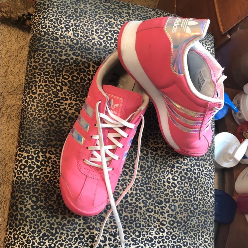 Adidas pink shoes